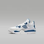 Jordan 4 Retro 'Industrial Blue' Younger Kids' Shoes. Nike ID